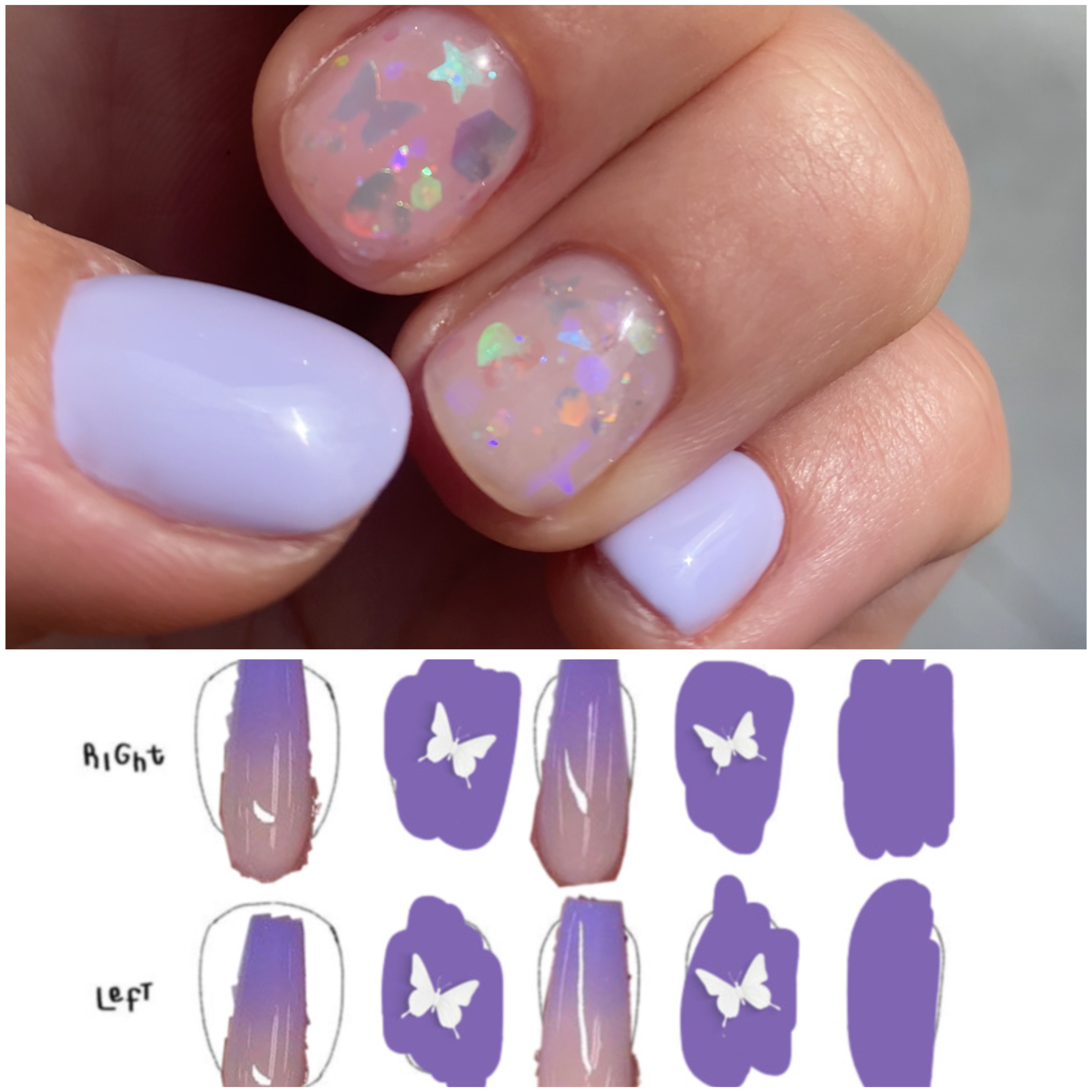 Short nail design